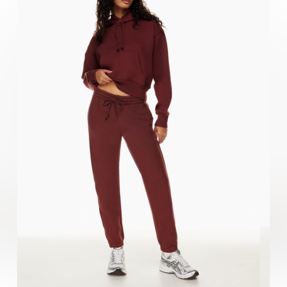 Aritzia tna cozy fleece boyfriend joggers